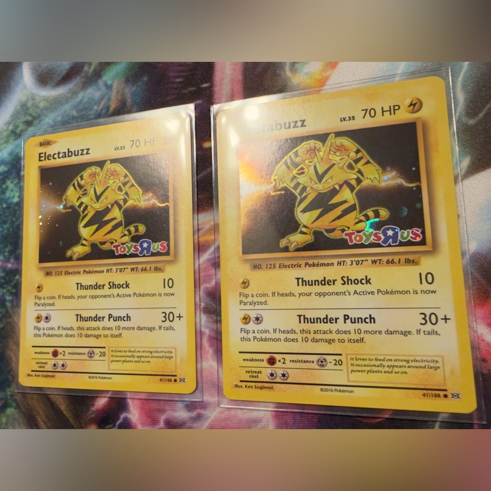 Electabuzz toys r us holo promo Pokémon Trading Card